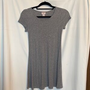 Mossimo Supply Co Grey Short Sleeve T-Shirt Dress | Size XSmall